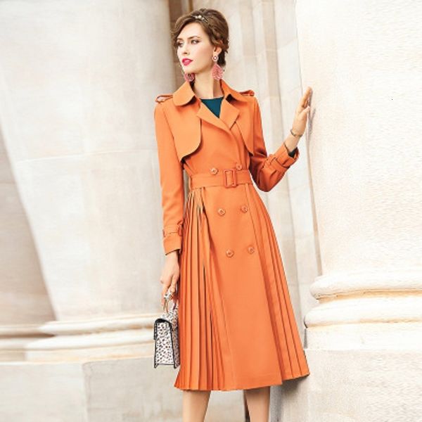 2021 new long length pleated dresses women's autumn winter solid slim fashion double breasted professional dress with belt wiok, Black;gray
2021 new long length pleated dresses women's autumn winter solid slim fashion double breasted professional dress with belt wiok, Black;gray