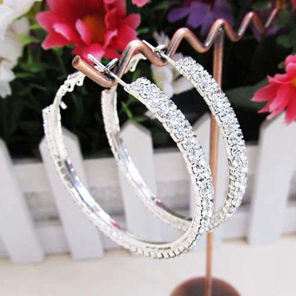 hoop & huggie blijery sparkling crystal rhinestone earrings for women silver color big round circle statement wedding prom gift, Golden;silver
hoop & huggie blijery sparkling crystal rhinestone earrings for women silver color big round circle statement wedding prom gift, Golden;silver