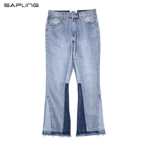 men's jeans harajuku streetwar retro denim flare pants men and women loose washed ripped trousers hip hop baggy spliced jean, Blue
men's jeans harajuku streetwar retro denim flare pants men and women loose washed ripped trousers hip hop baggy spliced jean, Blue