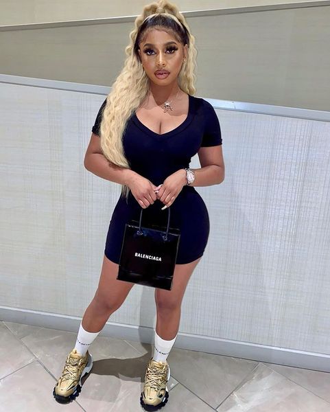good stretch party jumpsuits women short sleeve black tight bodycon rompers womens clothing snug overalls wholesale, Black;white
good stretch party jumpsuits women short sleeve black tight bodycon rompers womens clothing snug overalls wholesale, Black;white
