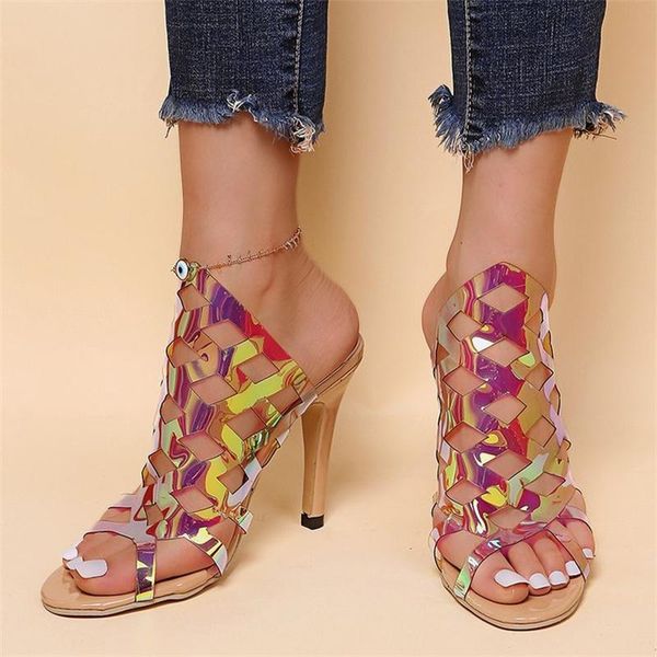slippers 2021 super high heels summer fashion solid color ladies sandals large size comfortable stiletto open toe shoes, Black
slippers 2021 super high heels summer fashion solid color ladies sandals large size comfortable stiletto open toe shoes, Black