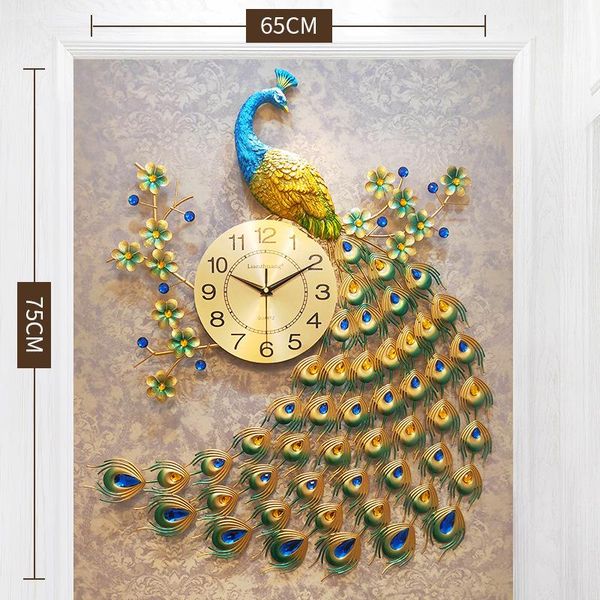 home decor peacock wall clock living room bedroom silent wall watch creative metal digital clock modern design clocks
home decor peacock wall clock living room bedroom silent wall watch creative metal digital clock modern design clocks
