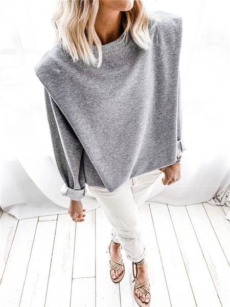 2021 new novo outono e inverno moda feminina manga longa almofada de ombro pulver feminino casual solto slido hoodies moletom 8626, Black
2021 new novo outono e inverno moda feminina manga longa almofada de ombro pulver feminino casual solto slido hoodies moletom 8626, Black