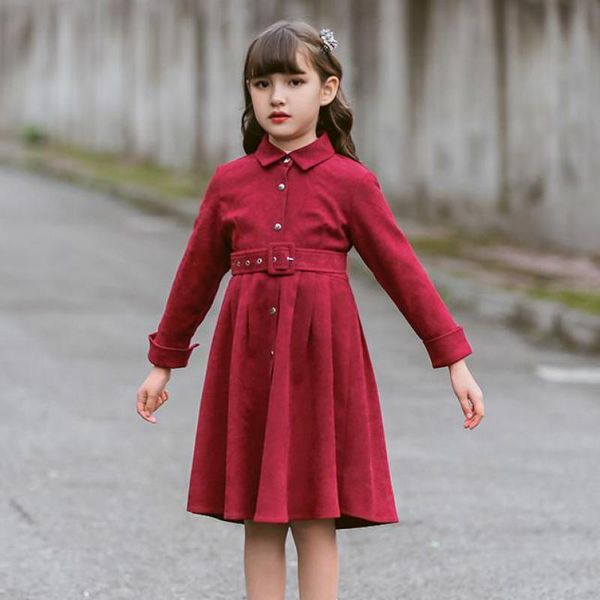 girl's dresses 2021 children's for 5 to 14 years girls long sleeve single dreasted mid gowns kids birthday party dress clothing, Red;yellow
girl's dresses 2021 children's for 5 to 14 years girls long sleeve single dreasted mid gowns kids birthday party dress clothing, Red;yellow
