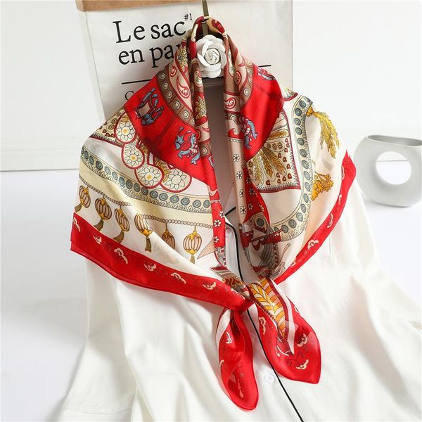 scarves 2021 silk square scarf women hijab design print shawl foulard female large lady wrap headband neckerchief bandana, Blue;gray
scarves 2021 silk square scarf women hijab design print shawl foulard female large lady wrap headband neckerchief bandana, Blue;gray