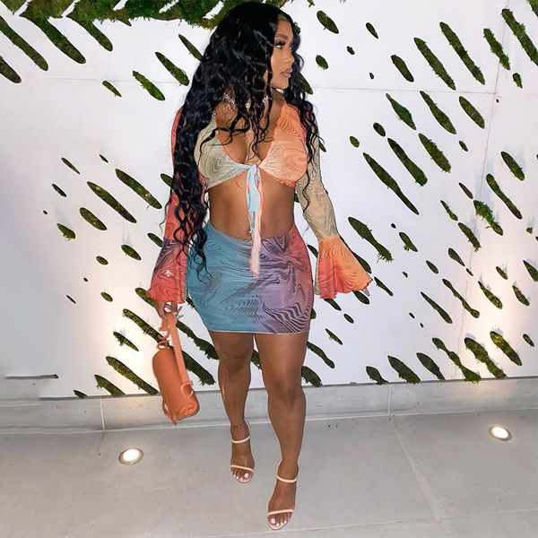 printed mesh long sleeve two piece skirt matching sets birthday 2 piece outfit for women party club dress d85bg18, White
printed mesh long sleeve two piece skirt matching sets birthday 2 piece outfit for women party club dress d85bg18, White