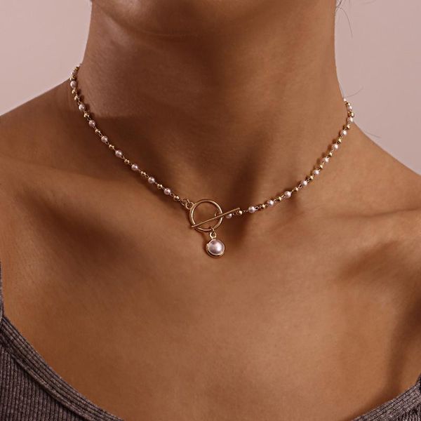 chains simple pearl chain ot buckle personalized necklace fashion fairy style creative design female accessories suitable for party, Silver
chains simple pearl chain ot buckle personalized necklace fashion fairy style creative design female accessories suitable for party, Silver