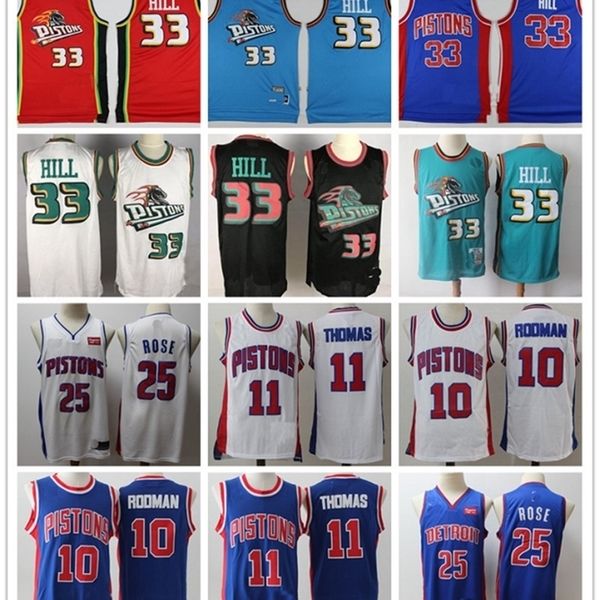 Mens Basketball Jerseys Grant 33 Hill Vintage Isiah 11 Thomas Retro Dennis 10 Rodman College NCAA Stitched Jersey, Color14
Mens Basketball Jerseys Grant 33 Hill Vintage Isiah 11 Thomas Retro Dennis 10 Rodman College NCAA Stitched Jersey, Color14
