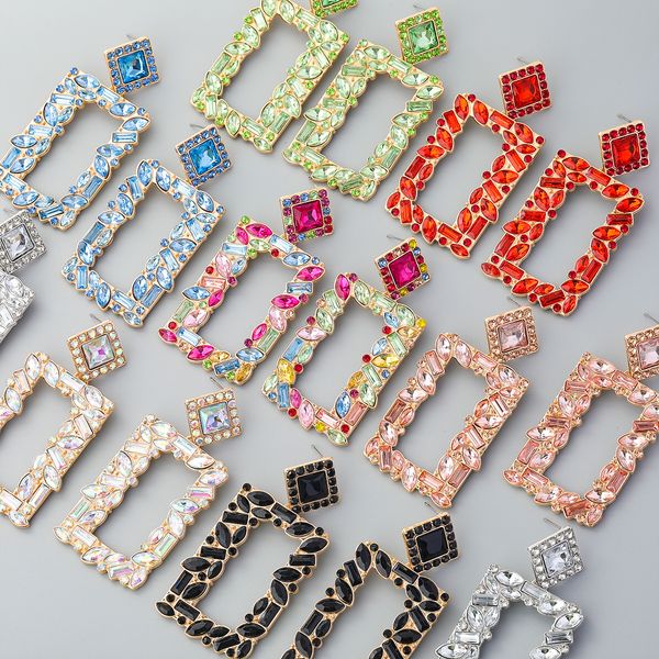 geometric rhinestone drop earrings for women oversize rectangle dangles fashion design street party statement earring gifts bling iced out j, Silver
geometric rhinestone drop earrings for women oversize rectangle dangles fashion design street party statement earring gifts bling iced out j, Silver