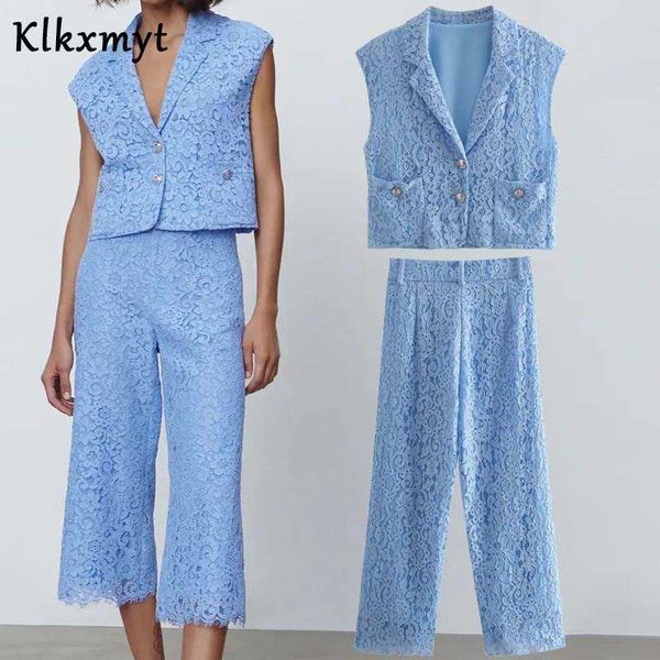 klkxmyt za two pieces set women spring fashion lace splicing cropped vest and calf-length pants casual womens 2 sets 210527, White
klkxmyt za two pieces set women spring fashion lace splicing cropped vest and calf-length pants casual womens 2 sets 210527, White