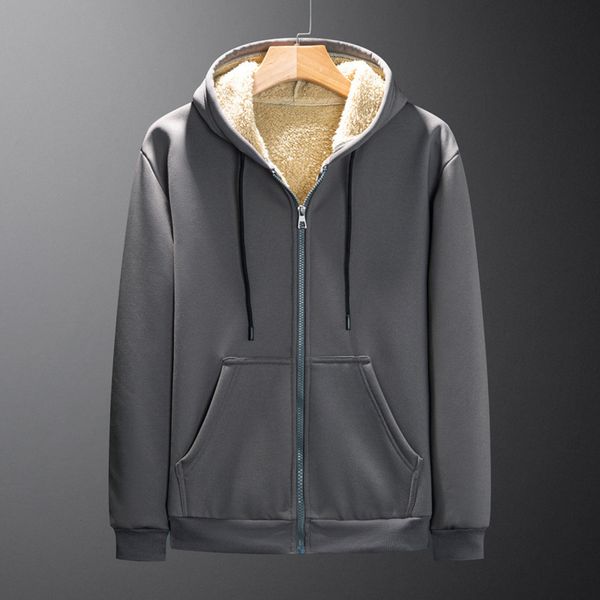 cashmere sweater men's cardigan plus cashmere thickened casual solid color outer autumn winter coat, Black
cashmere sweater men's cardigan plus cashmere thickened casual solid color outer autumn winter coat, Black