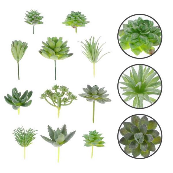 decorative flowers & wreaths 11pcs simulation green plants artificial succulents for home
decorative flowers & wreaths 11pcs simulation green plants artificial succulents for home
