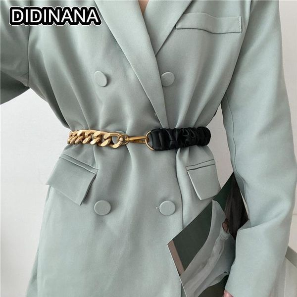 belts punk women elastic wide chain silver gold pu thick waist strap dress coat sweater decorative waistband female, Black;brown
belts punk women elastic wide chain silver gold pu thick waist strap dress coat sweater decorative waistband female, Black;brown