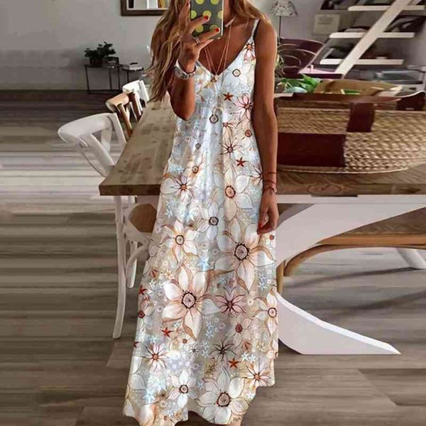 women tropical boho fashion floral print camisole loose maxi dress backless deep v-neck dress sleeveless beach, Black;gray
women tropical boho fashion floral print camisole loose maxi dress backless deep v-neck dress sleeveless beach, Black;gray