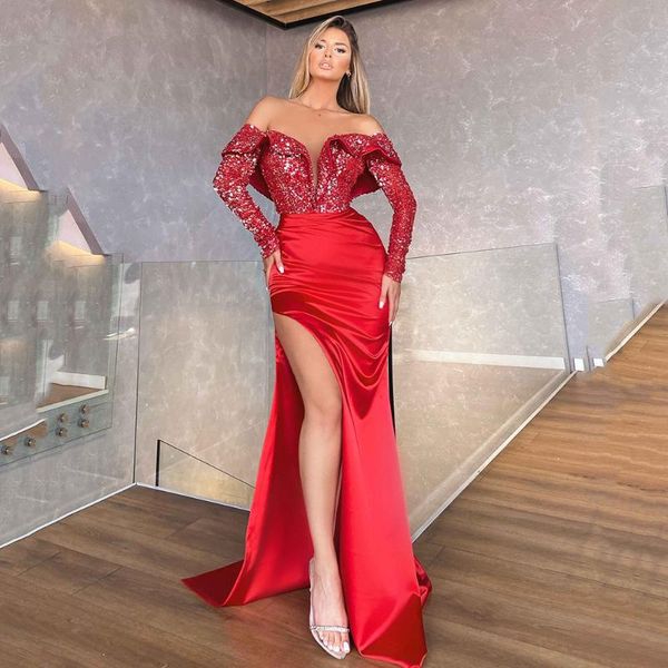 party dresses yipeisha red prom mermaid floor length side split evening gown vestido de festa sparkly sequin formal dress, White;black
party dresses yipeisha red prom mermaid floor length side split evening gown vestido de festa sparkly sequin formal dress, White;black