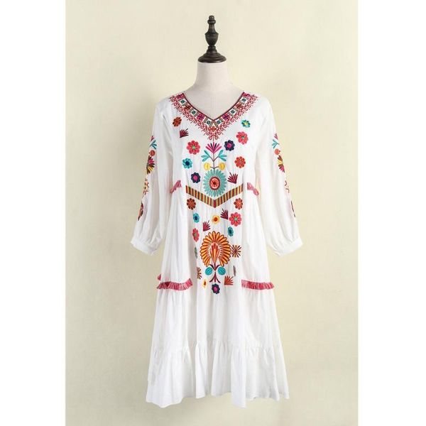 casual dresses lugentolo bohemian womens plus size dress embroidery print high waist v-neck big swing cotton loose fashion summer, Black;gray
casual dresses lugentolo bohemian womens plus size dress embroidery print high waist v-neck big swing cotton loose fashion summer, Black;gray