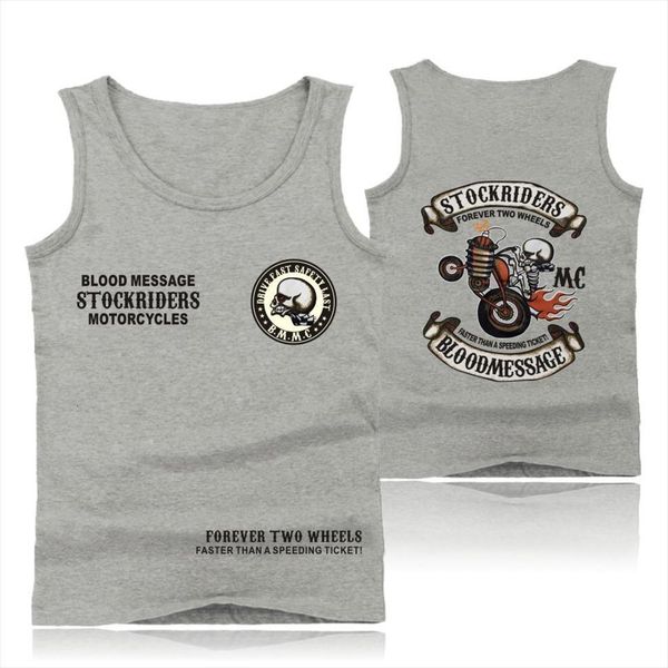 skull stockriders motorcycle tank men locomotive bodybuilding sleeveless shirt cool gym gray vest, White;black
skull stockriders motorcycle tank men locomotive bodybuilding sleeveless shirt cool gym gray vest, White;black