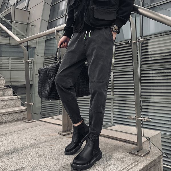 Moda 2021 New Primavera Vero Emendado Design Confortvel Casuais Roupas Masculinas Streetwear Ajuste Fino Joggers Calas Preto/cinza EH97, Black
Moda 2021 New Primavera Vero Emendado Design Confortvel Casuais Roupas Masculinas Streetwear Ajuste Fino Joggers Calas Preto/cinza EH97, Black