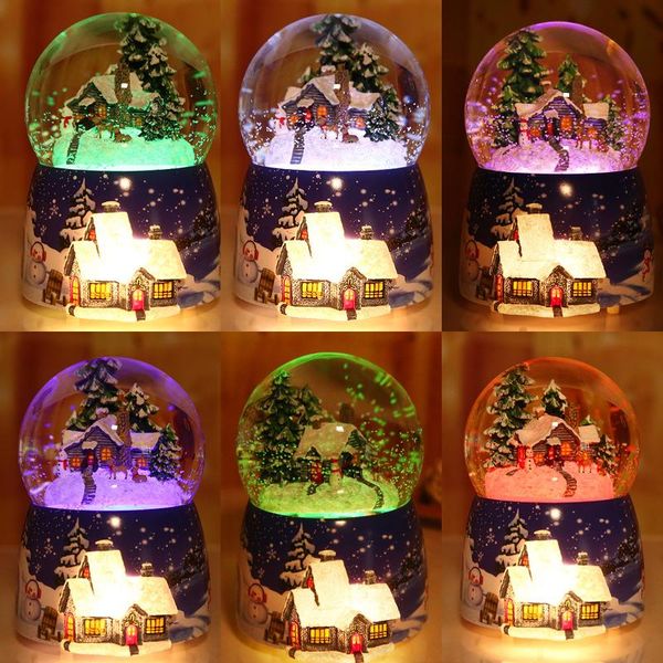 party decoration christmas snowhouse crystal ball 32 music box with light rotate rotatable luminous automatic snow eight sound globe
party decoration christmas snowhouse crystal ball 32 music box with light rotate rotatable luminous automatic snow eight sound globe
