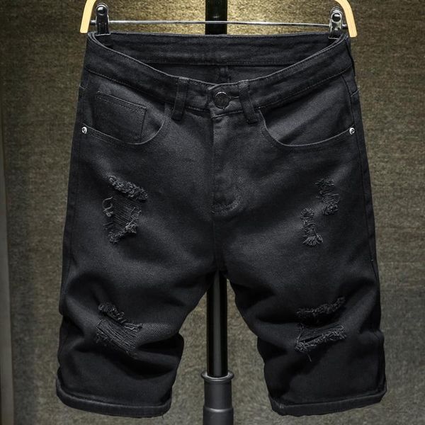 2021 new summer white black men denim shorts slim large size casual knee length short hole jeans shorts for men bermuda
2021 new summer white black men denim shorts slim large size casual knee length short hole jeans shorts for men bermuda
