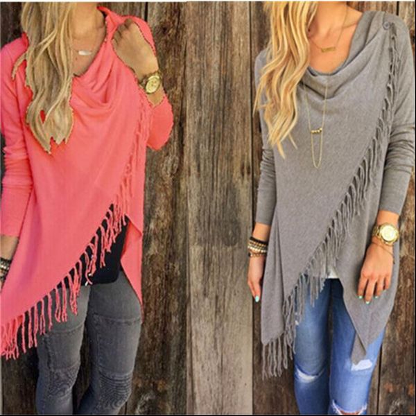 womens capes and ponchoes 2016 autumn winter women fashion candy colors tassel pullovers plus size women knitted sweater a1276, White;black
womens capes and ponchoes 2016 autumn winter women fashion candy colors tassel pullovers plus size women knitted sweater a1276, White;black