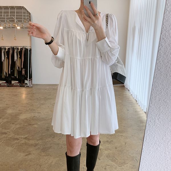 2021 new women shirt loose long sleeve v-collar mini es casual beach boho o8fp, Black;gray
2021 new women shirt loose long sleeve v-collar mini es casual beach boho o8fp, Black;gray