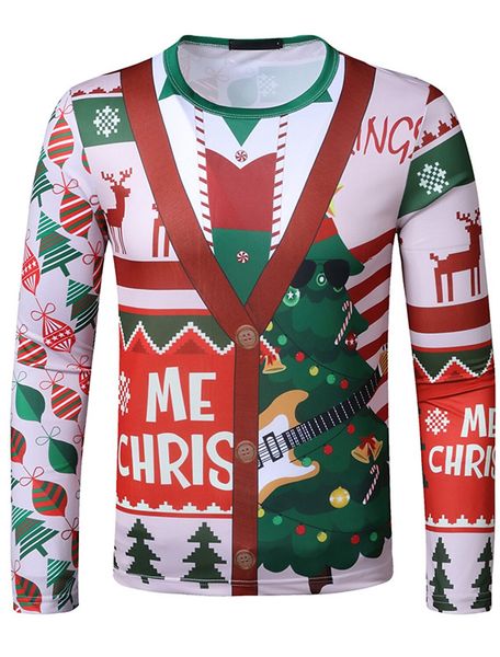 men's christmas 3d printing t-shirt long sleeve fashion christmas tree guitar print pattern party streetwear round neck high quality, White;black
men's christmas 3d printing t-shirt long sleeve fashion christmas tree guitar print pattern party streetwear round neck high quality, White;black