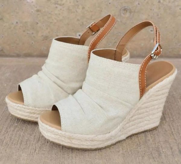 woman summer wedge sandals sling back ladies casual shoes platform high heels pumps peep toe women zapatos mujer sapato f181668, Black
woman summer wedge sandals sling back ladies casual shoes platform high heels pumps peep toe women zapatos mujer sapato f181668, Black