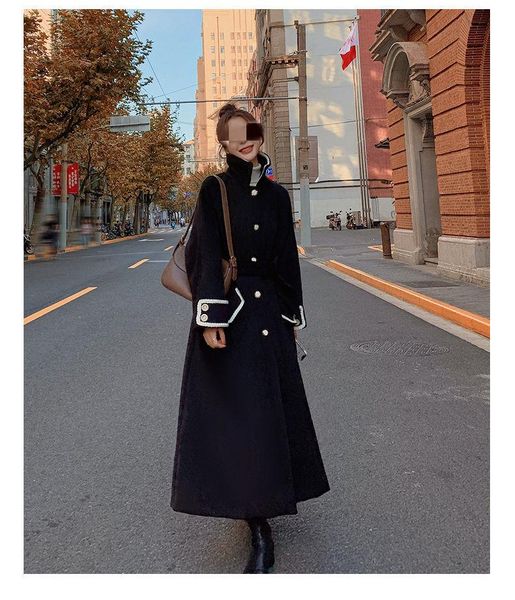 fashion wool coat women long sleeve collar outwear jacket wool casual winter elegant overcoat plus size rt6555, Black
fashion wool coat women long sleeve collar outwear jacket wool casual winter elegant overcoat plus size rt6555, Black