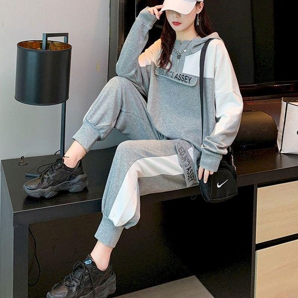 women's hoodies & sweatshirts 100% cotton 2021 autumn womens sportswear suit all-match loose fashion sweatshirt women casual sweatpants, Black
women's hoodies & sweatshirts 100% cotton 2021 autumn womens sportswear suit all-match loose fashion sweatshirt women casual sweatpants, Black