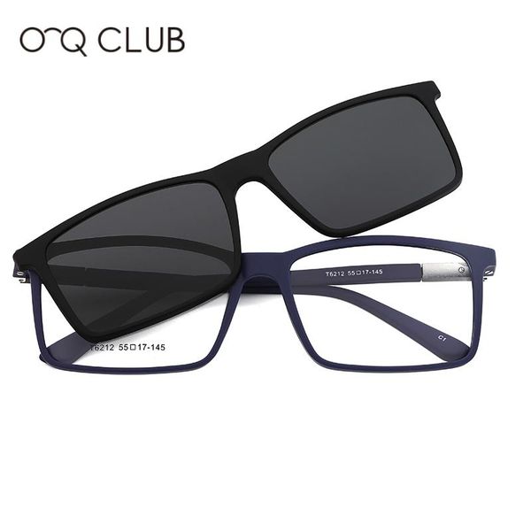 fashion sunglasses frames o-q club square men glasses clip on polarized optical prescription brand design eyewear spectacles t6212, Black
fashion sunglasses frames o-q club square men glasses clip on polarized optical prescription brand design eyewear spectacles t6212, Black