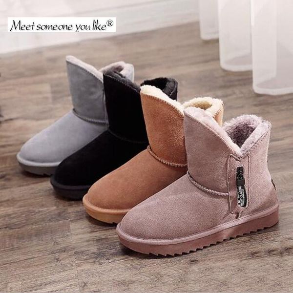 boots 35-40 snow winter warmth and velvet thickening non-slip waterproof bread shoes leather cotton women, Black
boots 35-40 snow winter warmth and velvet thickening non-slip waterproof bread shoes leather cotton women, Black