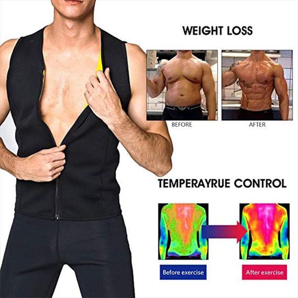 mens body shaper sweat workout tank slimming neoprene vest for weight loss tummy fat burner, White;black
mens body shaper sweat workout tank slimming neoprene vest for weight loss tummy fat burner, White;black