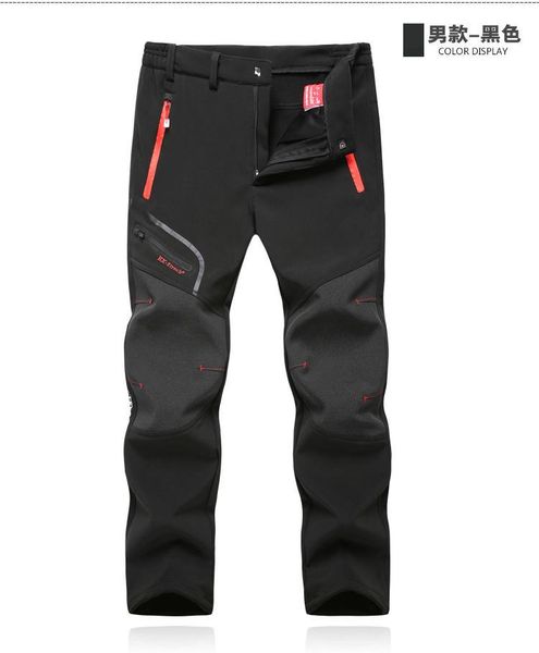 men's pants winter fleece waterproof men thick outdoor sport climbing trousers for clothing warm elastic waist mens work, Black
men's pants winter fleece waterproof men thick outdoor sport climbing trousers for clothing warm elastic waist mens work, Black