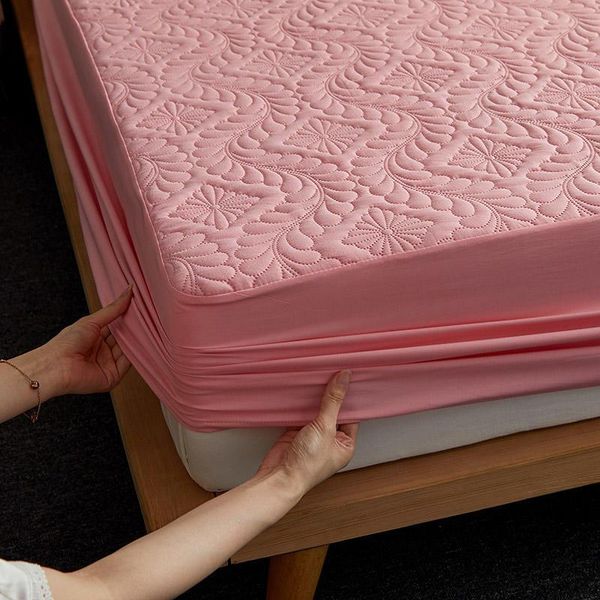 sheets & sets bonenjoy quilted waterproof fitted sheet with elastic queen king size mattress protector solid color bed cover(no case)
sheets & sets bonenjoy quilted waterproof fitted sheet with elastic queen king size mattress protector solid color bed cover(no case)