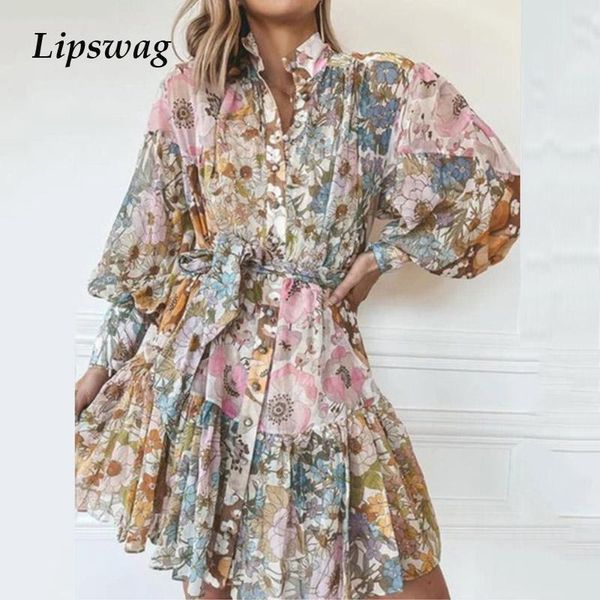 casual dresses women elegant floral printed mini dress autumn single breasted ruffles shirts patchwork long sleeve vestidos, Black;gray
casual dresses women elegant floral printed mini dress autumn single breasted ruffles shirts patchwork long sleeve vestidos, Black;gray