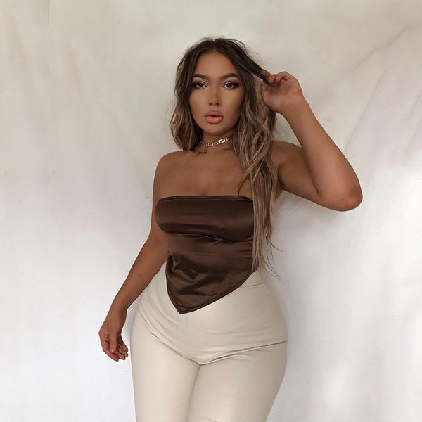 Strapless Scarf Crop Tops for Women Fashion Sleeveless Backless Club Party Sexy Wrap Mini Tube Top Cropped Solid, Beige
Strapless Scarf Crop Tops for Women Fashion Sleeveless Backless Club Party Sexy Wrap Mini Tube Top Cropped Solid, Beige