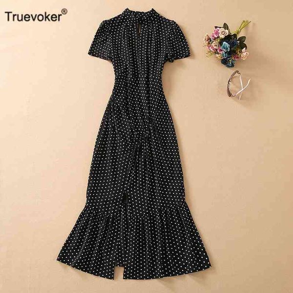 truevoker women runway high end short sleeve classic polka dot print dress mermaid prom robe mujer vestido 210602, Black;gray
truevoker women runway high end short sleeve classic polka dot print dress mermaid prom robe mujer vestido 210602, Black;gray