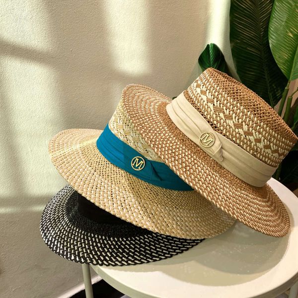 luxury designer visors women's sunbaths straw patchwork summer hat men fedora spring vizier beach travel cap black kaki beige 2021, Blue;gray
luxury designer visors women's sunbaths straw patchwork summer hat men fedora spring vizier beach travel cap black kaki beige 2021, Blue;gray