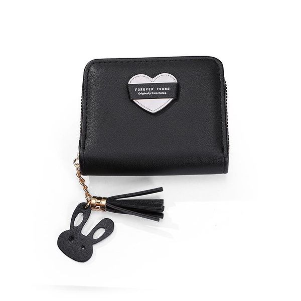 wallets women pu leather short love clutch bag tassel wallet zipper girl purse card package, Red;black
wallets women pu leather short love clutch bag tassel wallet zipper girl purse card package, Red;black