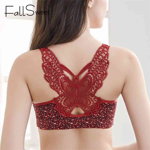fallsweet leopard front closure bra wireless beauty lace back bras for women plunge push up underwear 210728, Red;black
fallsweet leopard front closure bra wireless beauty lace back bras for women plunge push up underwear 210728, Red;black