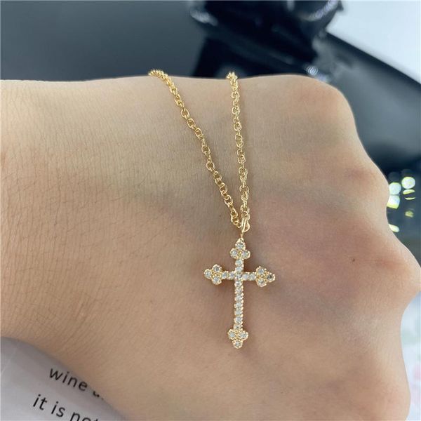 zirconia cross crystal pendants gold color jesus cross chain necklace female choker fashion jewelry gifts for women girls, Silver
zirconia cross crystal pendants gold color jesus cross chain necklace female choker fashion jewelry gifts for women girls, Silver