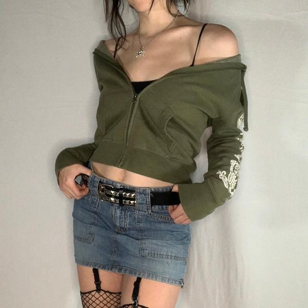 women's jackets zovsv harajuku y2k zip up hoodies cropped jacket green long sleeve coats autumn cardigans women overcoat ladies streetw, Black;brown
women's jackets zovsv harajuku y2k zip up hoodies cropped jacket green long sleeve coats autumn cardigans women overcoat ladies streetw, Black;brown