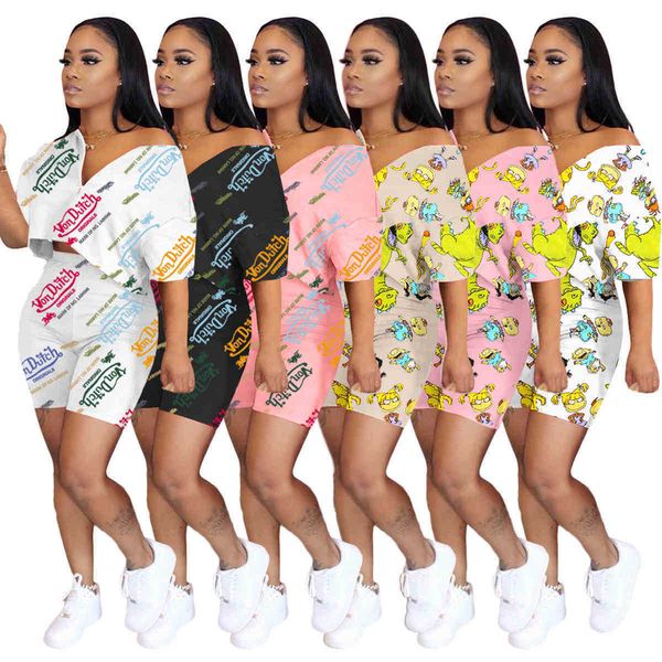 2022 women tracksuit two piece set short sleeve shirt yoga pants outfits fashion v neck cartoon letter print casual plus size clothing, White
2022 women tracksuit two piece set short sleeve shirt yoga pants outfits fashion v neck cartoon letter print casual plus size clothing, White