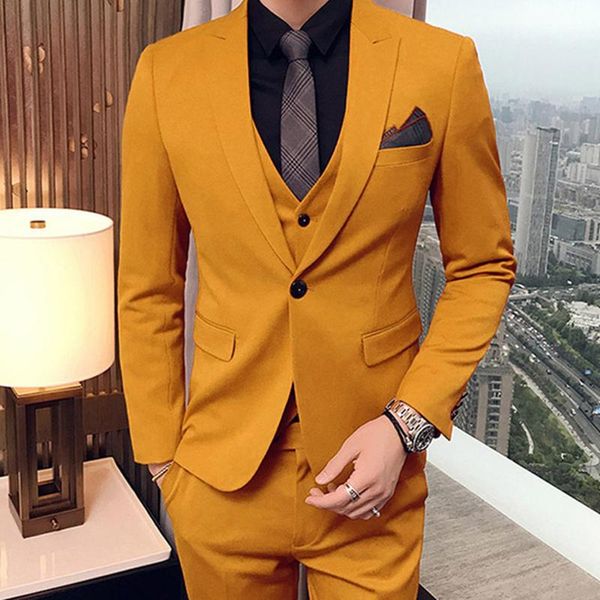 men's suits & blazers custom made puls size fashion yellow men slim fit tuxedos wedding dress dinner party male clothing (jacket + pant, White;black
men's suits & blazers custom made puls size fashion yellow men slim fit tuxedos wedding dress dinner party male clothing (jacket + pant, White;black