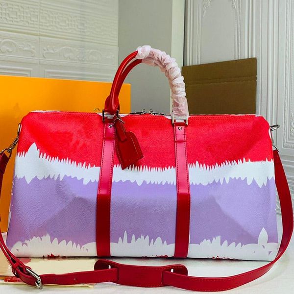 travel bag large capacity package handbag fashion patchwork cloud letter zipper genuine leather with shoulder strap, Black;red
travel bag large capacity package handbag fashion patchwork cloud letter zipper genuine leather with shoulder strap, Black;red