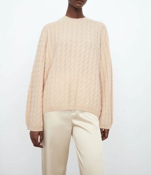 2021 autumn and winter new women's casual loose twist pullover wool blend knit sweater cgec, White;black
2021 autumn and winter new women's casual loose twist pullover wool blend knit sweater cgec, White;black
