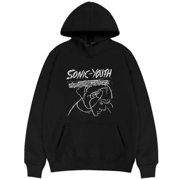 men's hoodies & sweatshirts sonic youth print hoodie men women oversized punk sweatshirt couples loose comfortable cotton hooded spor, Black
men's hoodies & sweatshirts sonic youth print hoodie men women oversized punk sweatshirt couples loose comfortable cotton hooded spor, Black