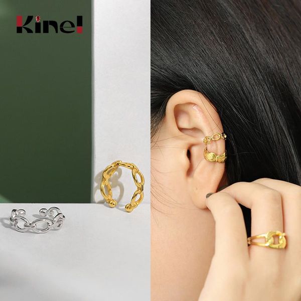other kinel 1pcs korea fine jewelry thin chain ear clip without hole 2021 100% 925 sterling silver on earrings for women, Golden;silver
other kinel 1pcs korea fine jewelry thin chain ear clip without hole 2021 100% 925 sterling silver on earrings for women, Golden;silver