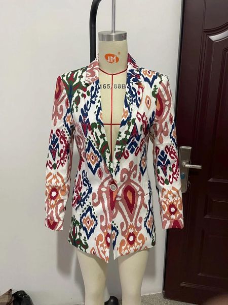 women's suits & blazers women summer autumn floral print blazer jacket female notched collar longg sleeve single button chic lady casua, White;black
women's suits & blazers women summer autumn floral print blazer jacket female notched collar longg sleeve single button chic lady casua, White;black